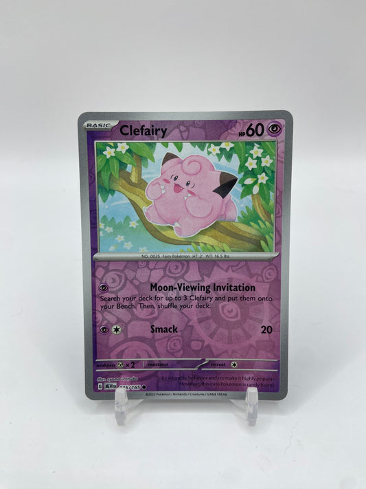 Clefairy Reverse Holo SV: 151 035/165