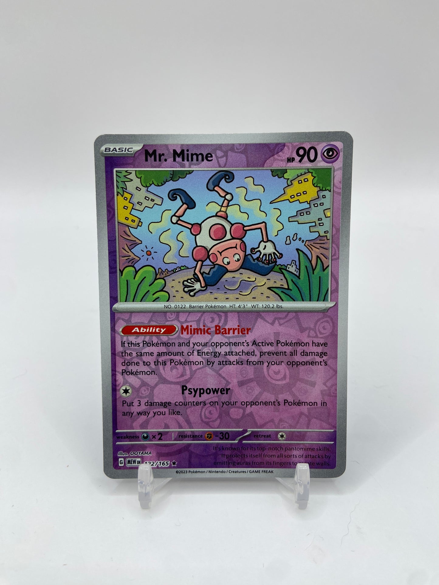 Mr. Mime Reverse Holo SV: 151 122/165