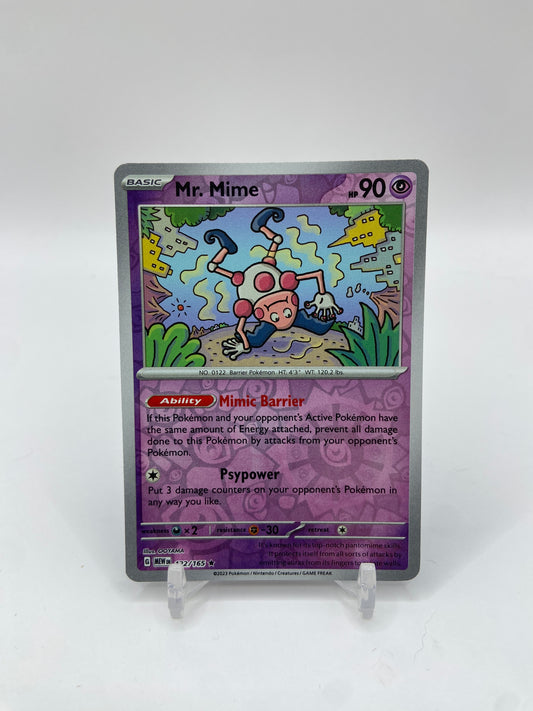 Mr. Mime Reverse Holo SV: 151 122/165