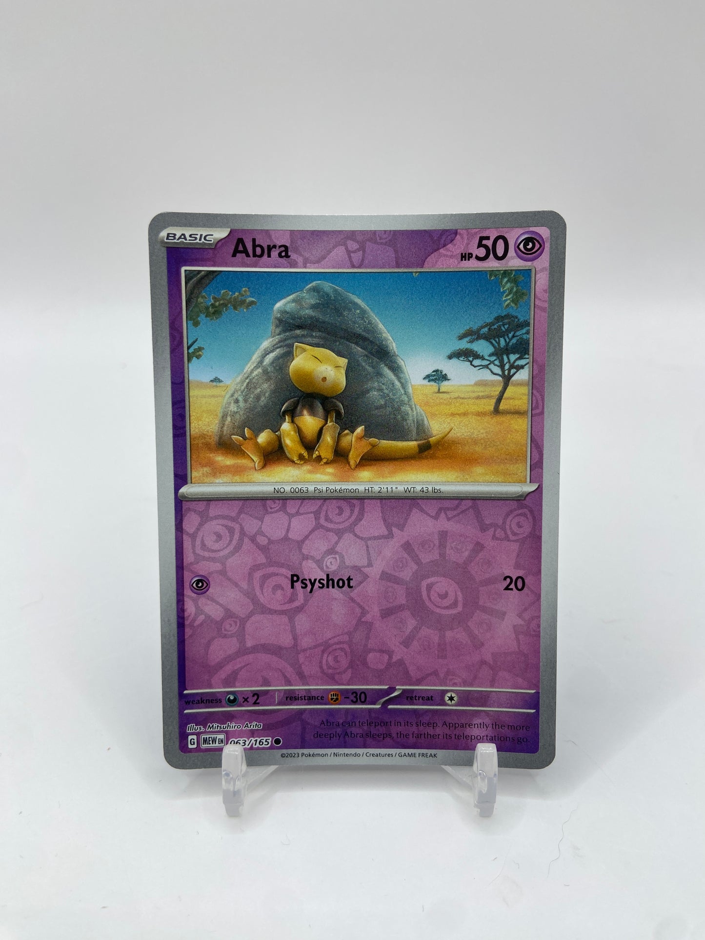 Abra Reverse Holo SV: 151 063/165