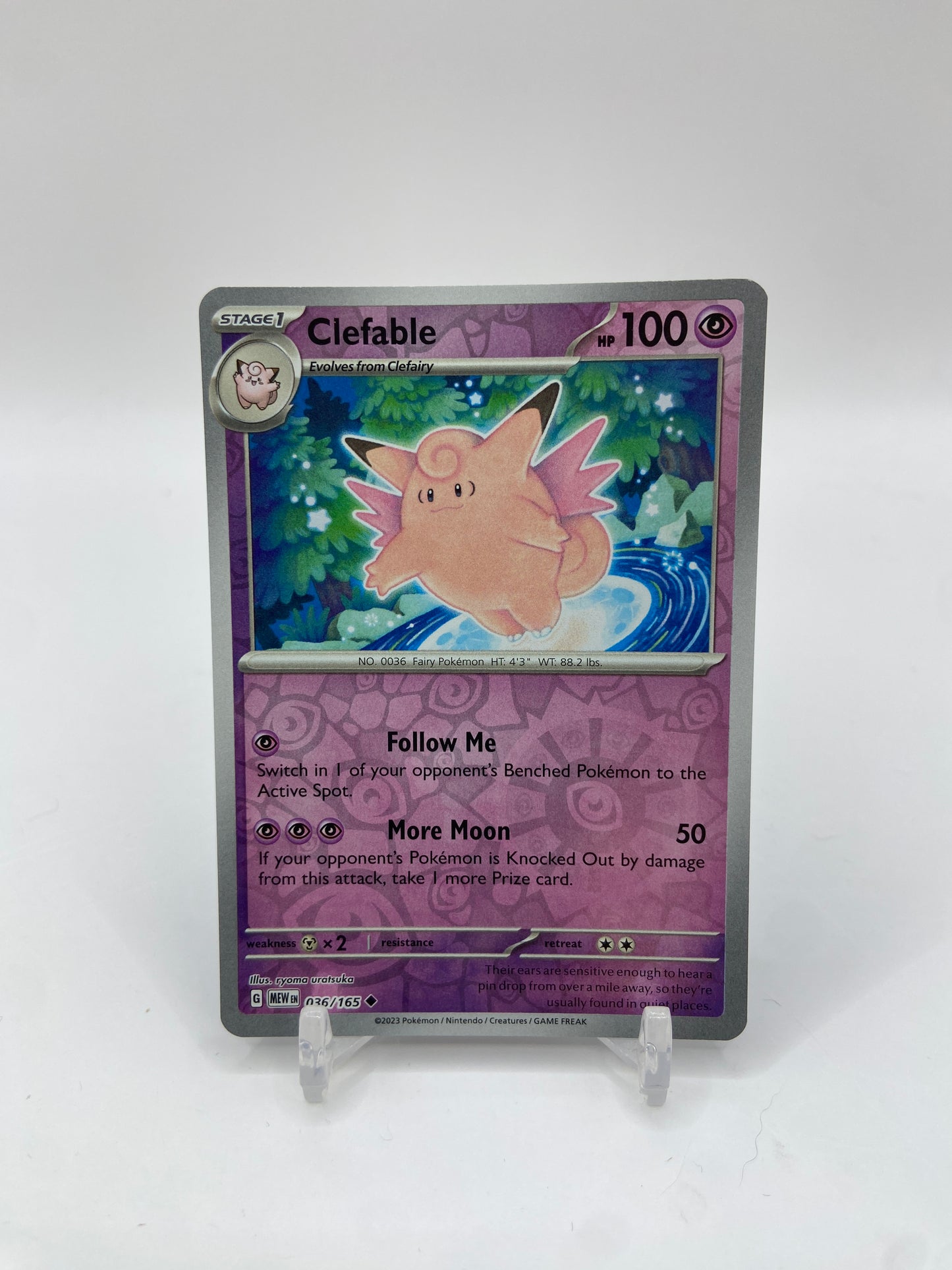 Clefable Reverse Holo SV: 151 036/165