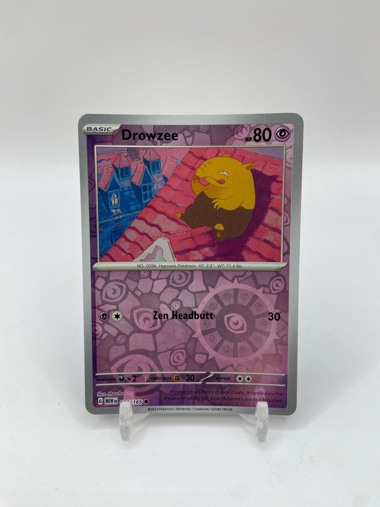 Drowzee Reverse Holo SV: 151 096/165