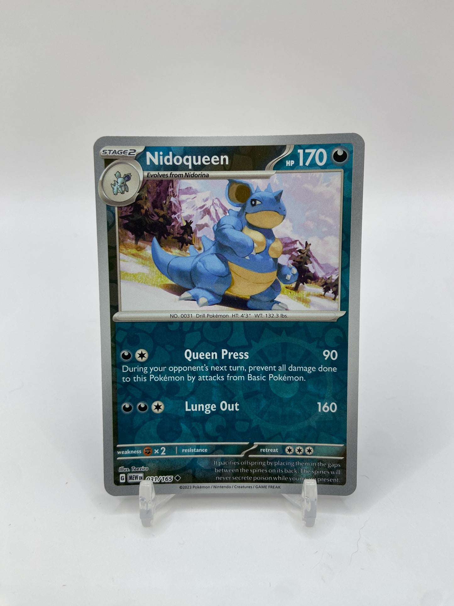 Nidoqueen Reverse Holo SV: 151 031/165