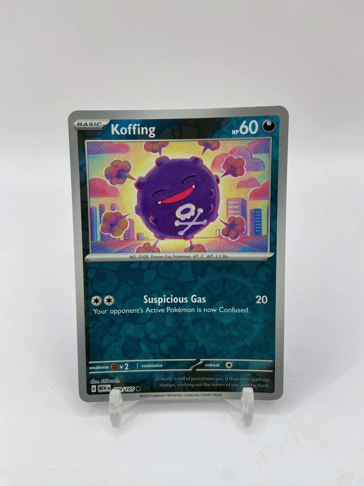 Koffing Reverse Holo SV: 151 109/165