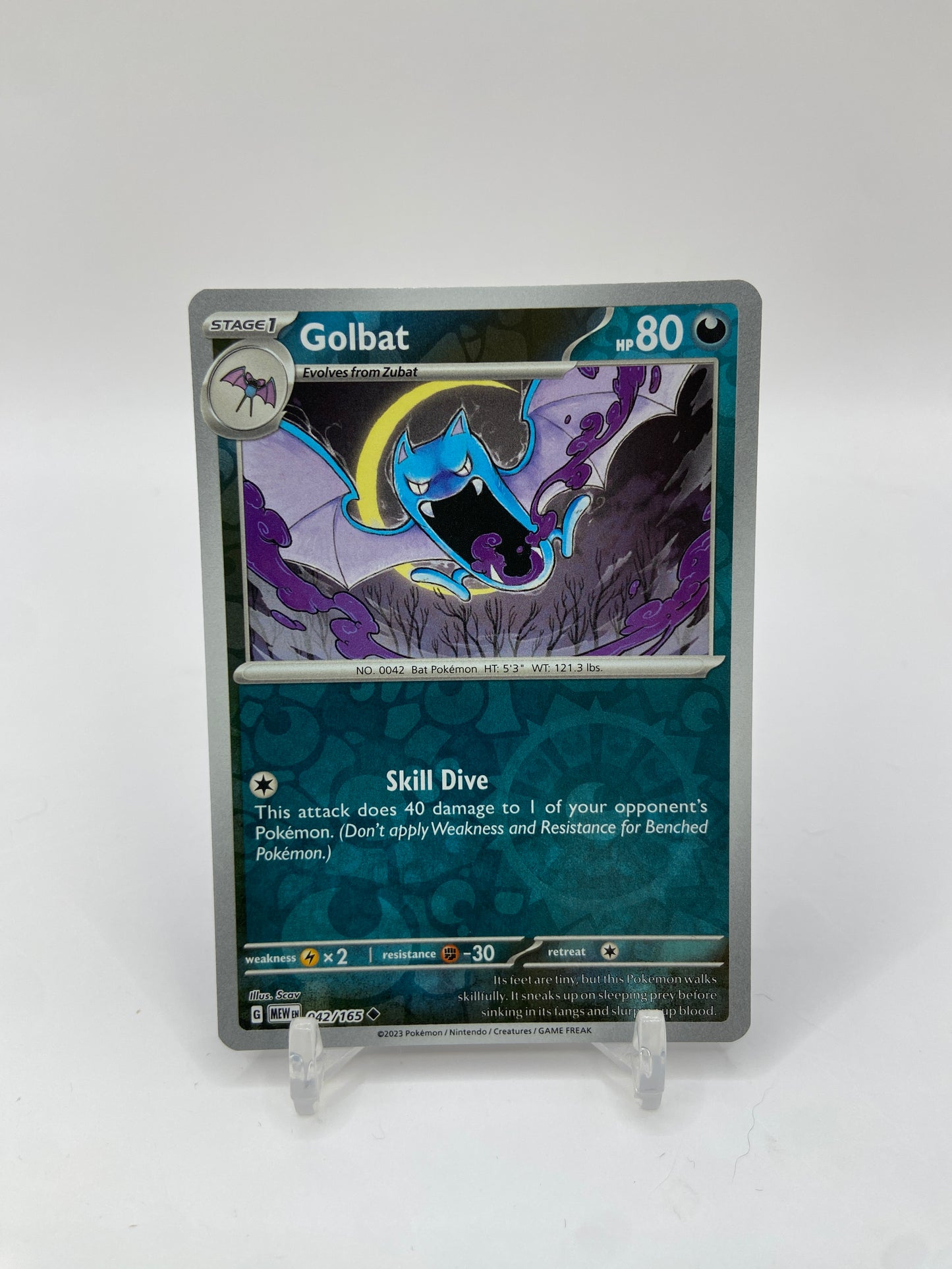 Golbat Reverse Holo SV: 151 042/165