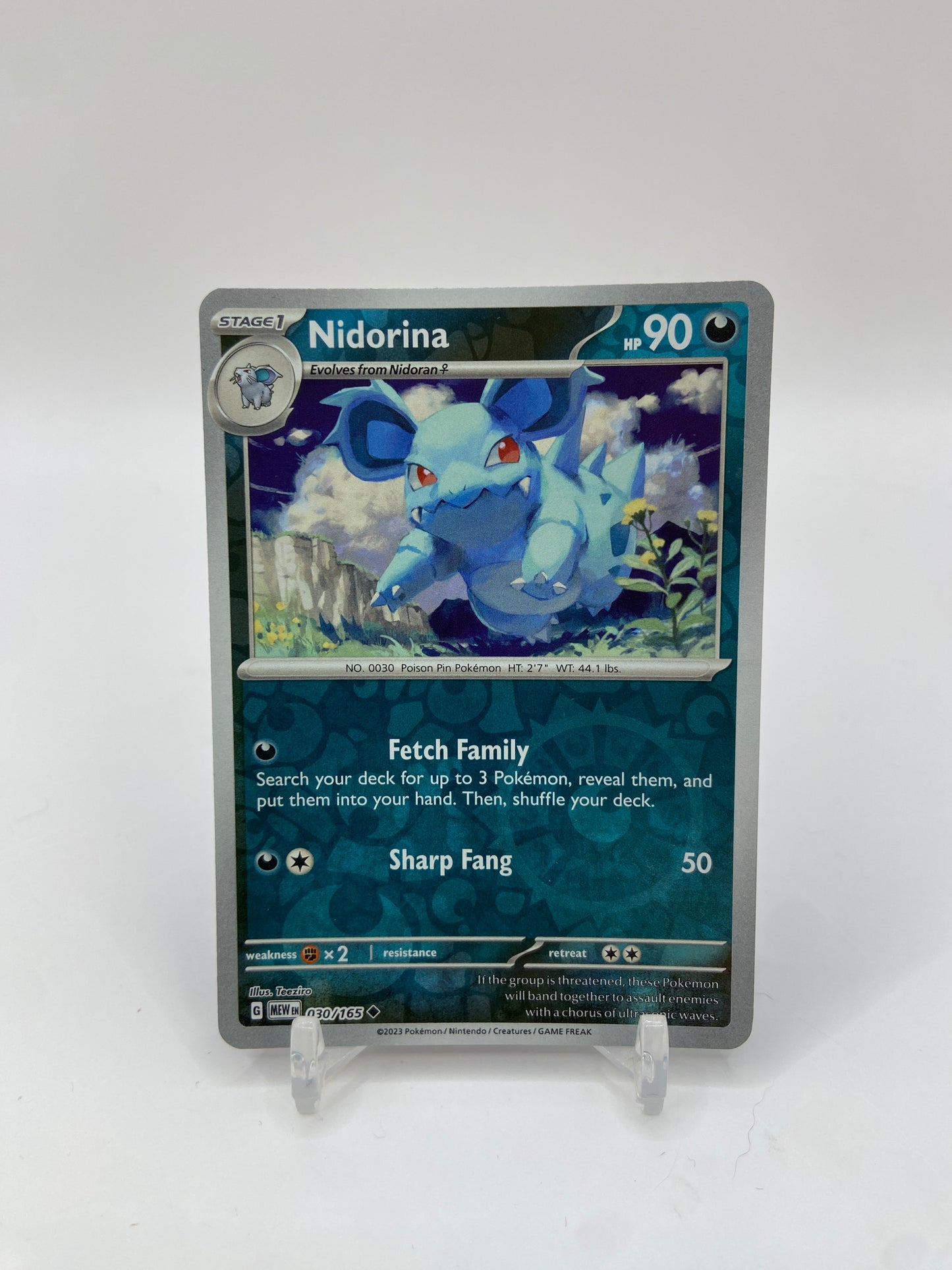 Nidorina Reverse Holo SV: 151 030/165