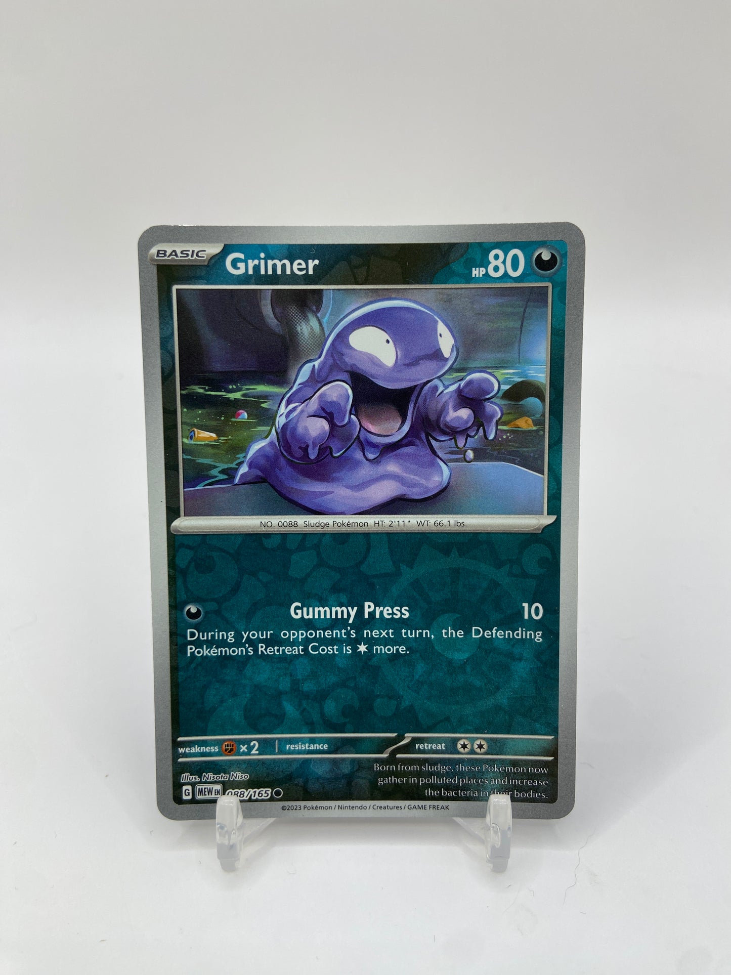 Grimer Reverse Holo SV: 151 088/165