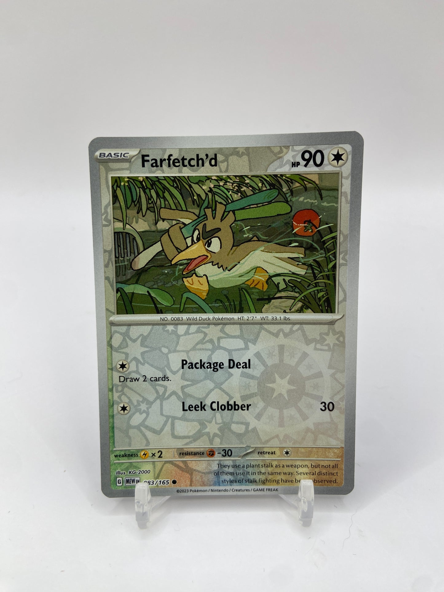 Farfetch'd Reverse Holo SV: 151 083/165
