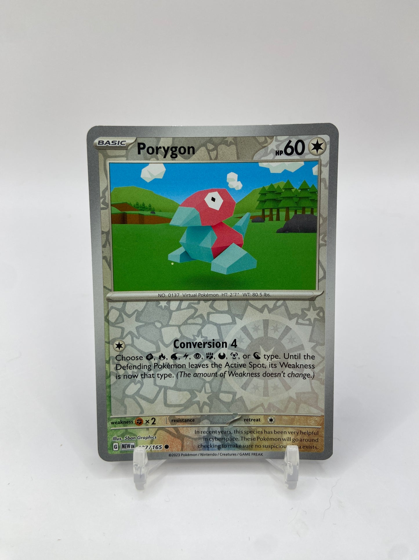 Porygon Reverse Holo SV: 151 137/165