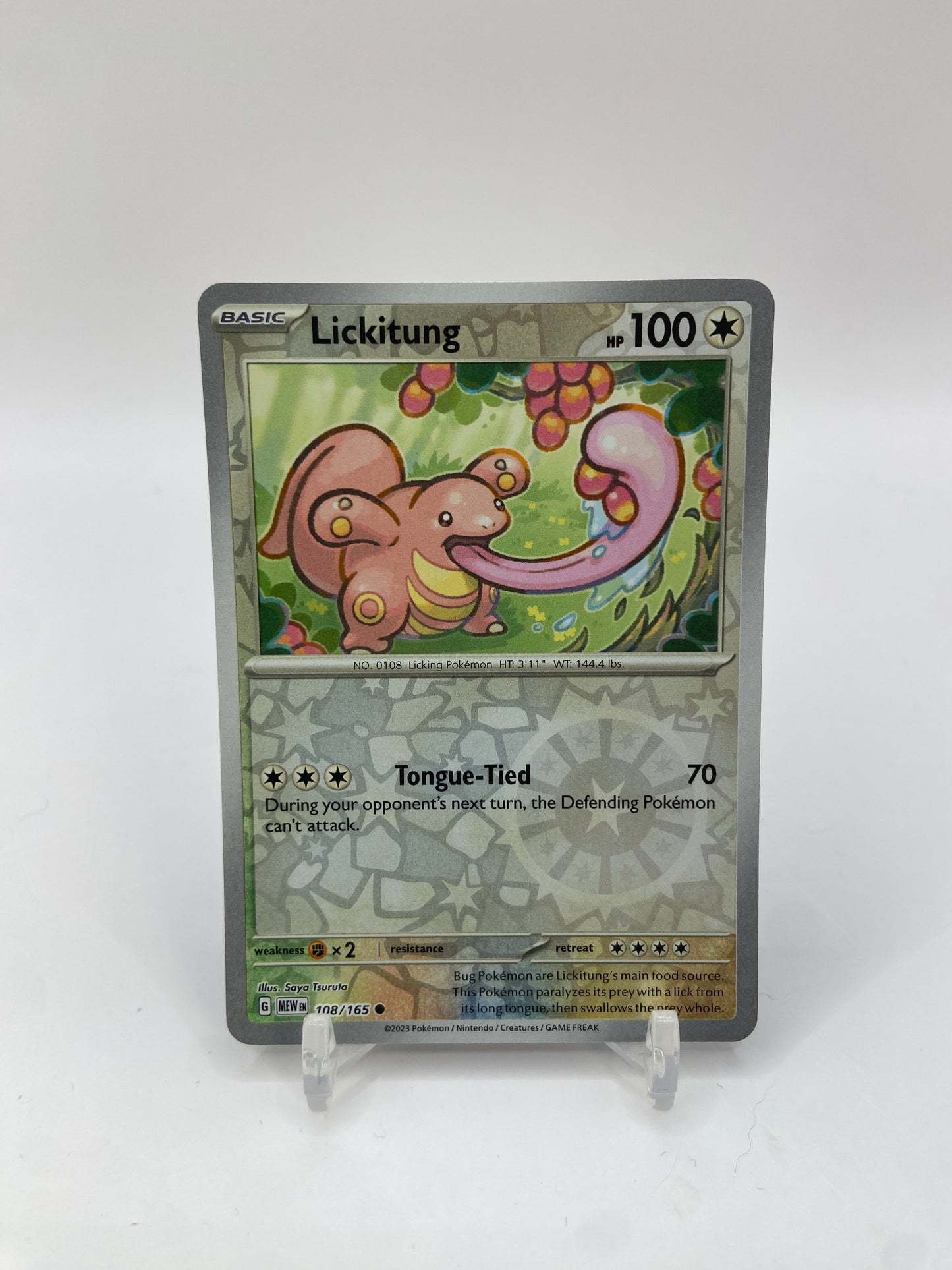 Lickitung Reverse Holo SV: 151 108/165
