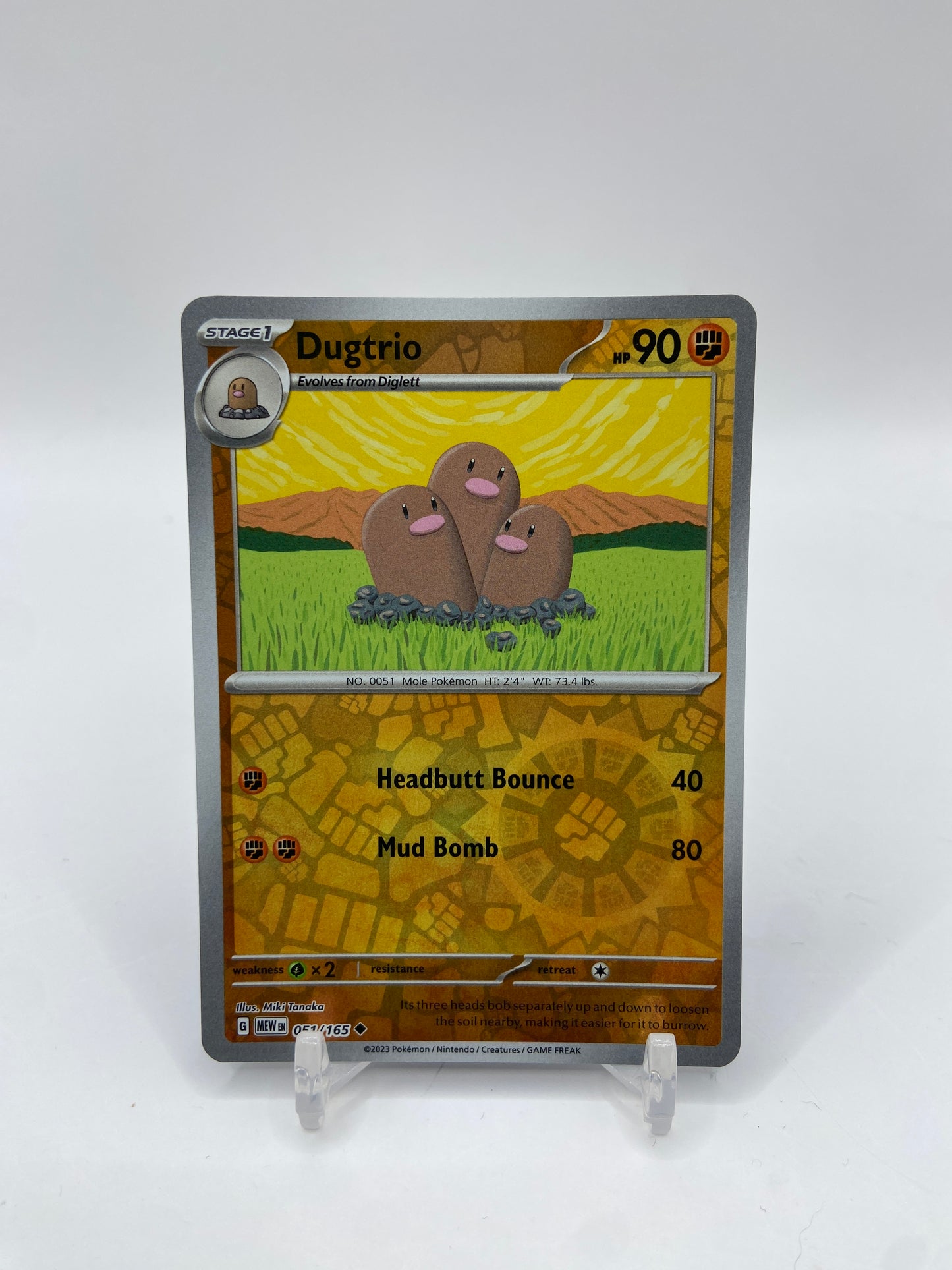 Dugtrio Reverse Holo SV: 151 051/165