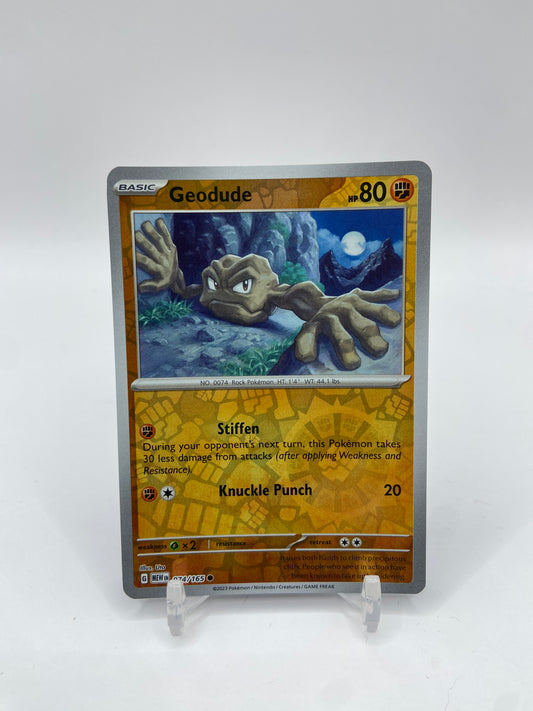 Geodude Reverse Holo SV: 151 074/165