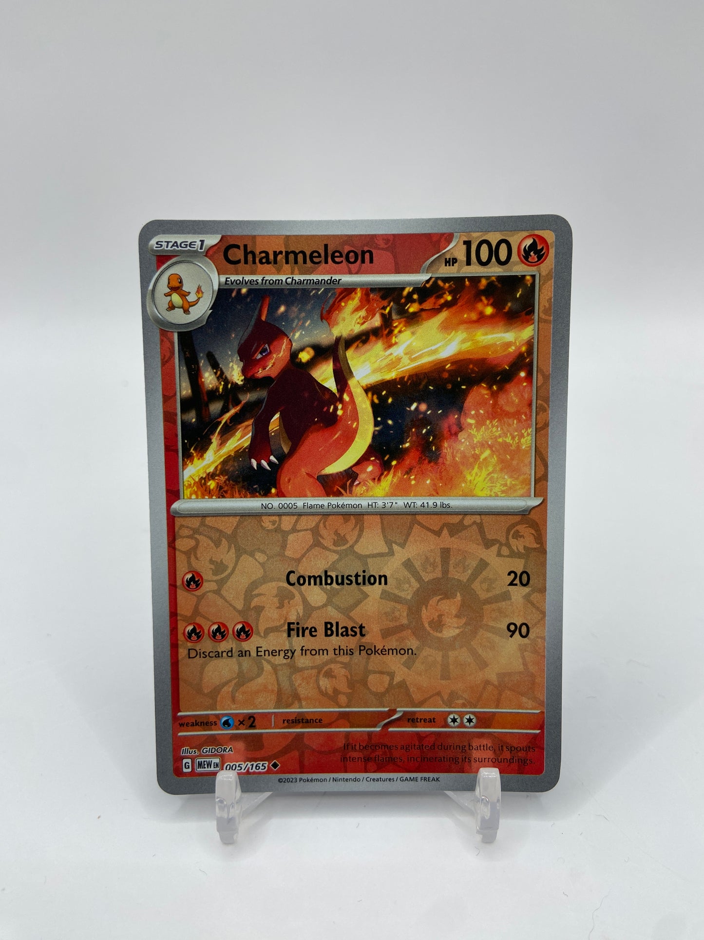 Charmeleon Reverse Holo SV: 151  005/165
