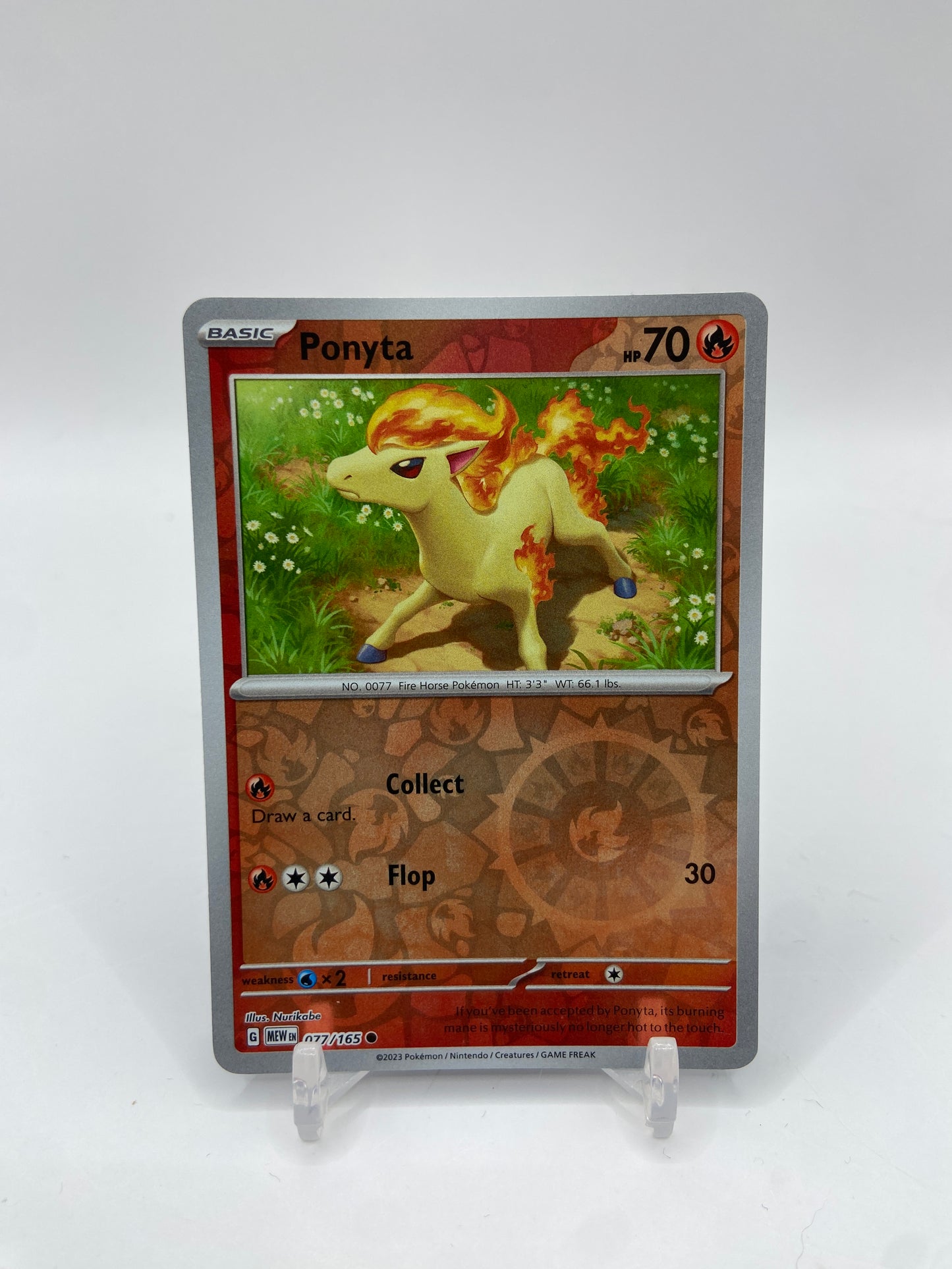 Ponyta Reverse Holo SV: 151 077/165