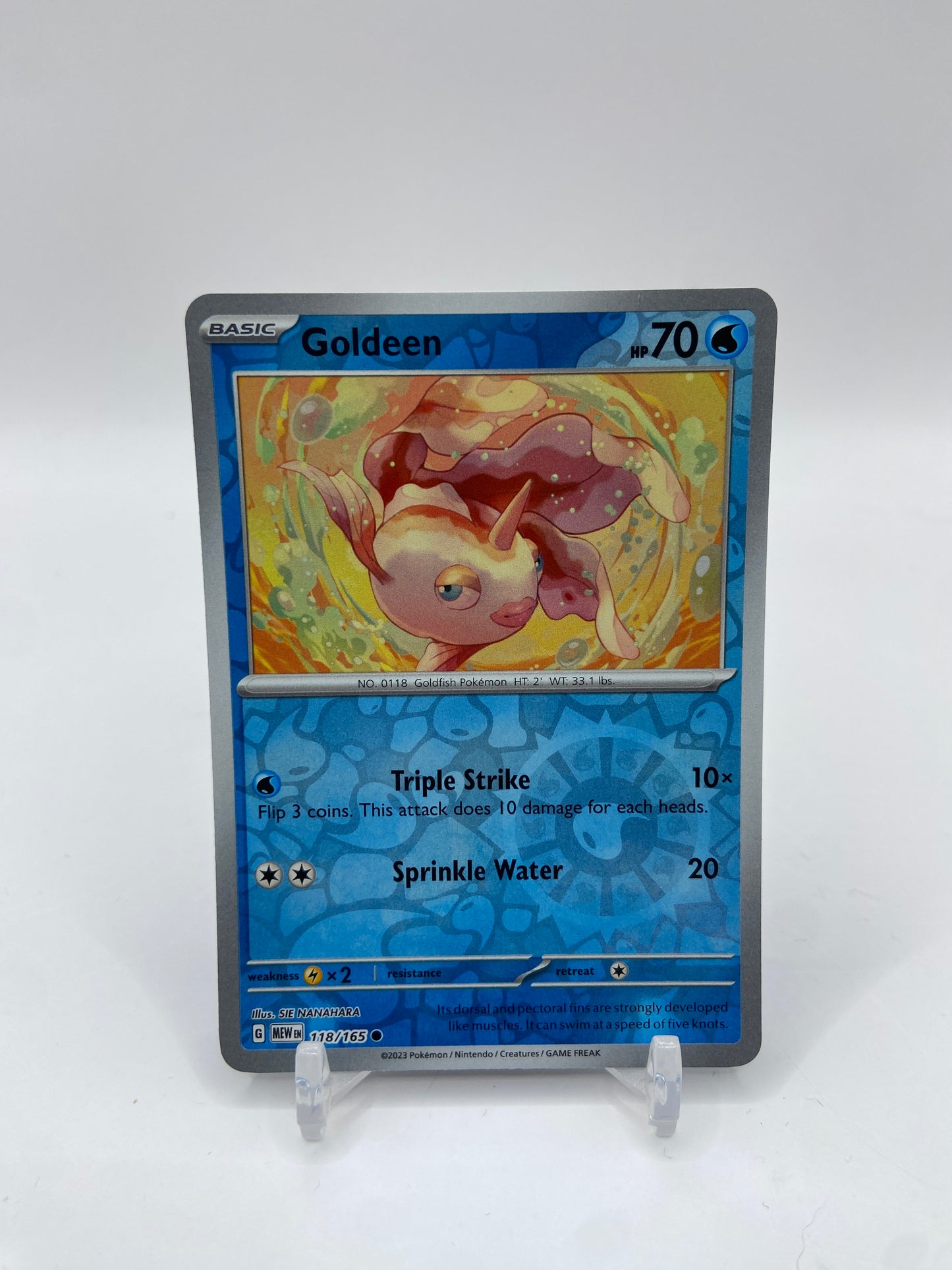 Goldeen Reverse Holo SV: 151 118/165