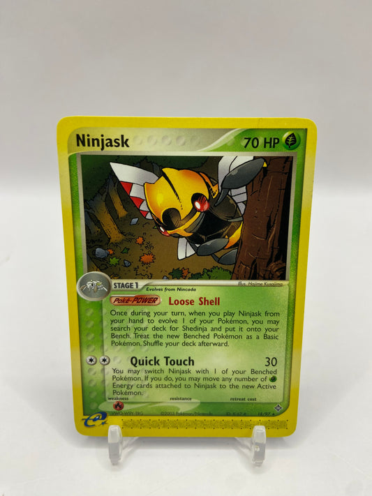Ninjask Rare EX Dragon E Reader 18/97