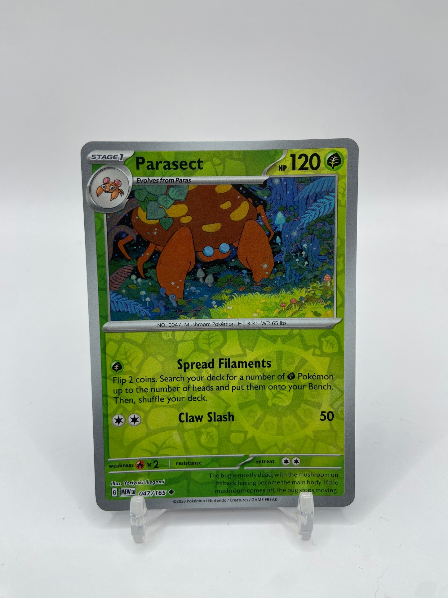 Parasect Reverse Holo SV: 151 047/165