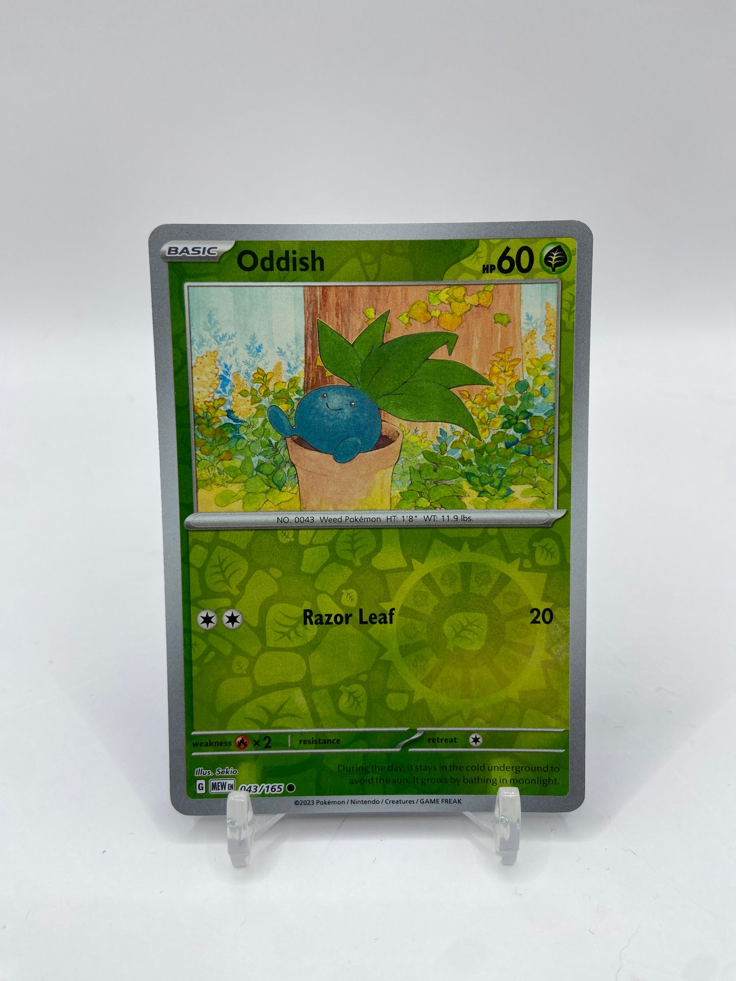 Oddish Reverse Holo SV: 151 043/165