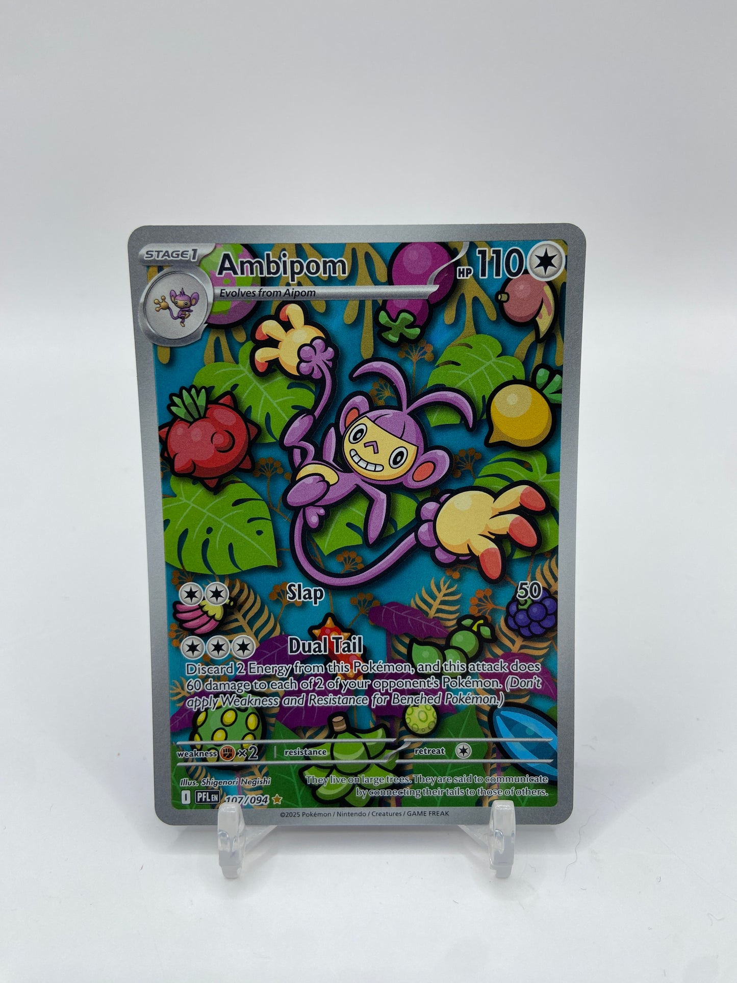 Ambipom Art Rare Full Art Phantasmal Flames 107/094
