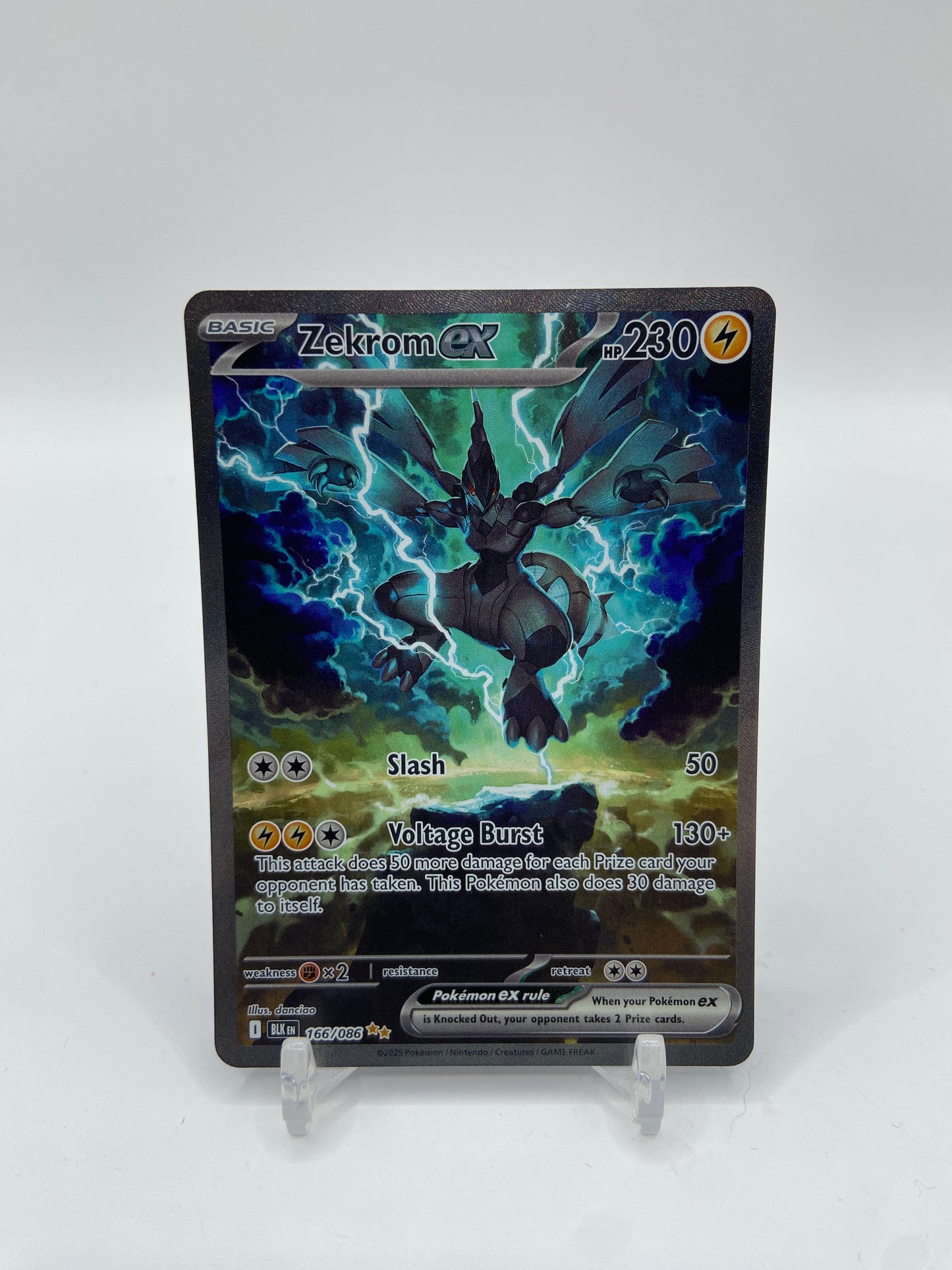 Zekrom ex Alt Art Secret Rare Black Bolt 166/086