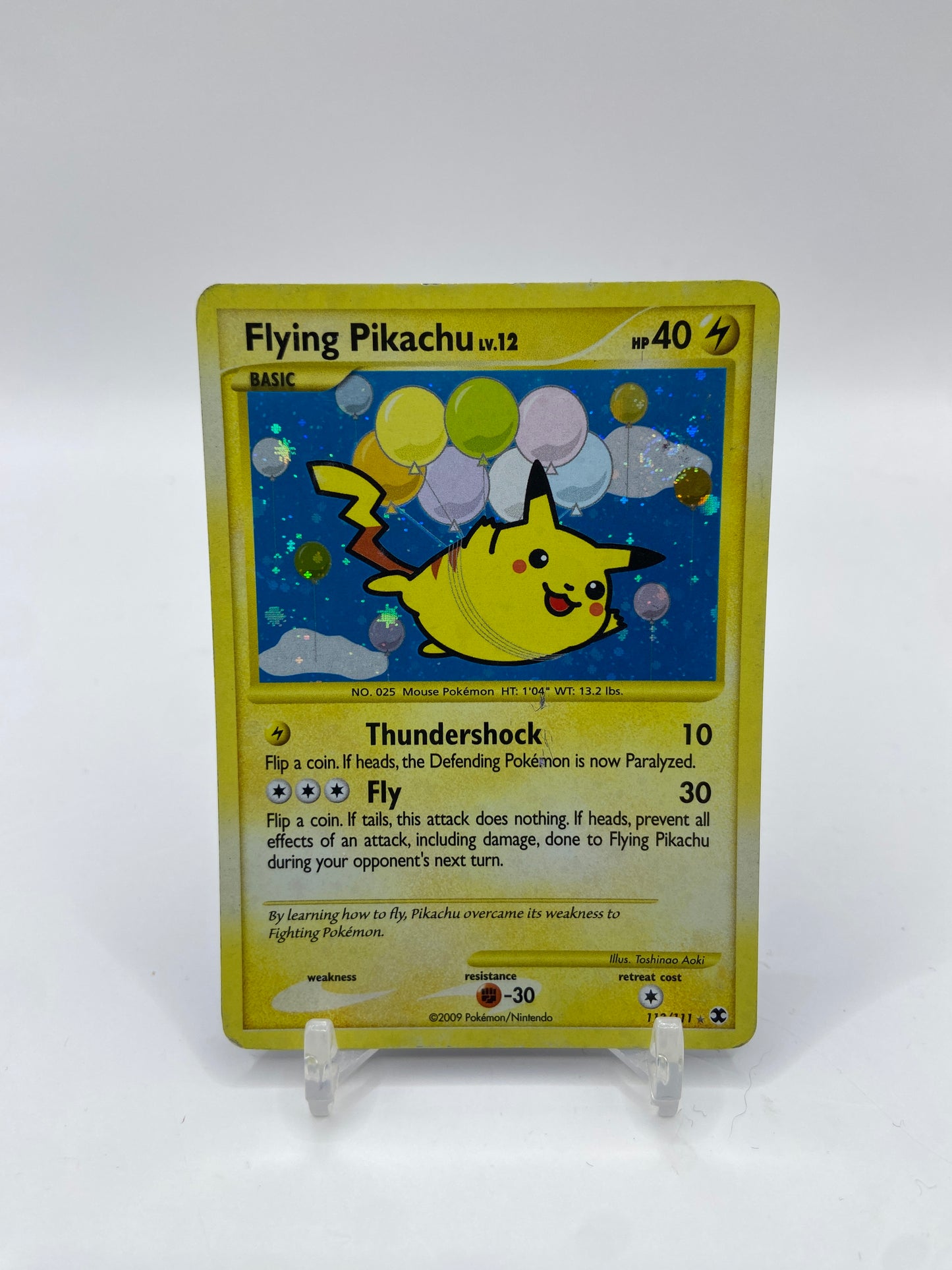 Flying Pikachu Holo Secret Rare Rising Rivals  113/111