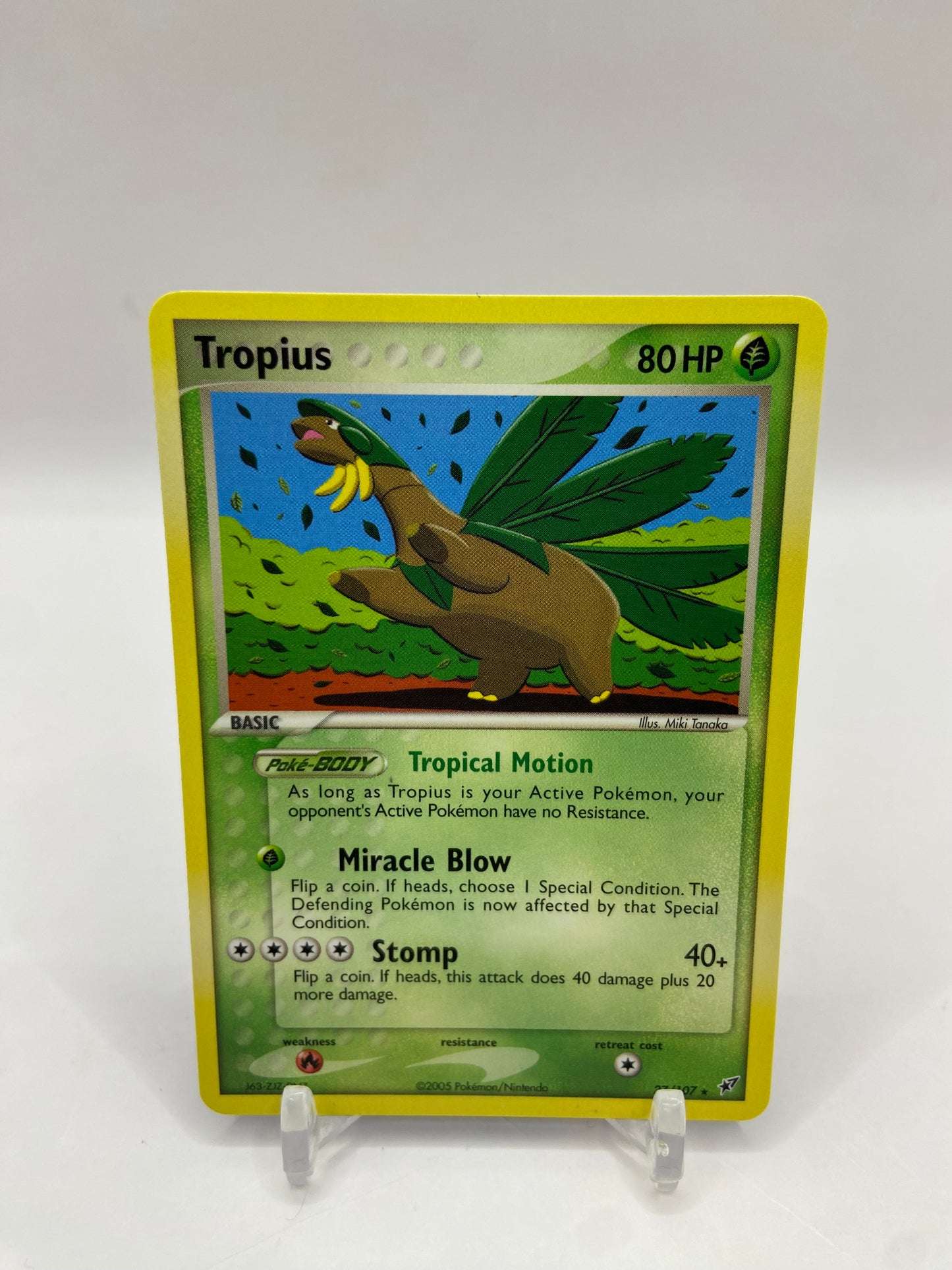 Tropius Rare Ex Deoxys 27/107