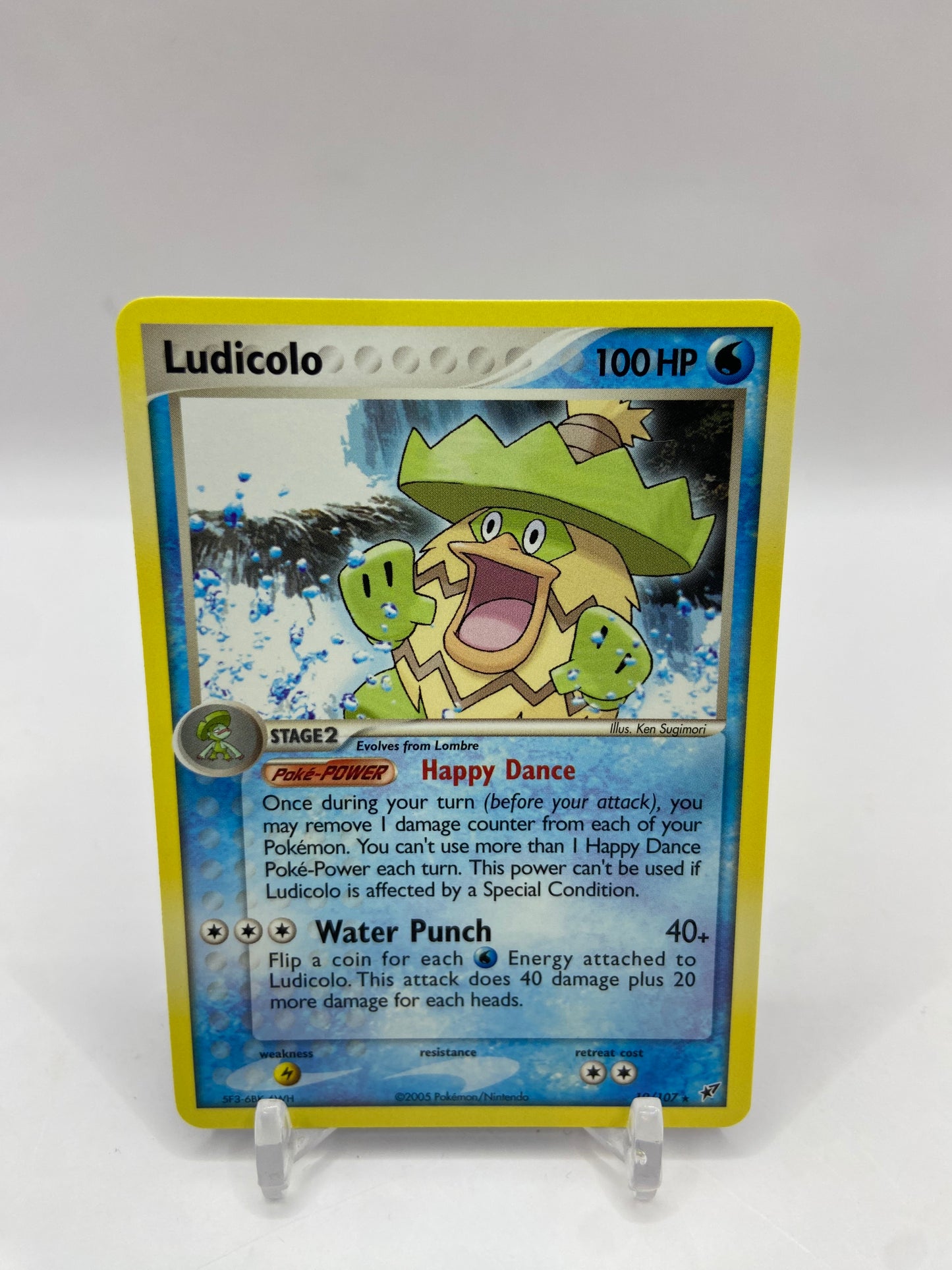 Ludicolo Rare Ex Deoxys 19/107