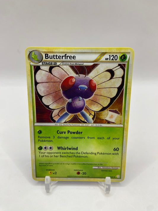 Butterfree Rare Heart Gold Soul Silver 16/123
