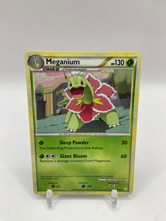 Meganium Rare Heart Gold Soul Silver 26/123