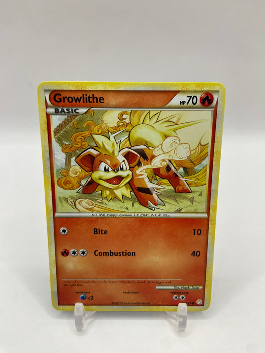 Growlithe Heart Gold Soul Silver 65/123