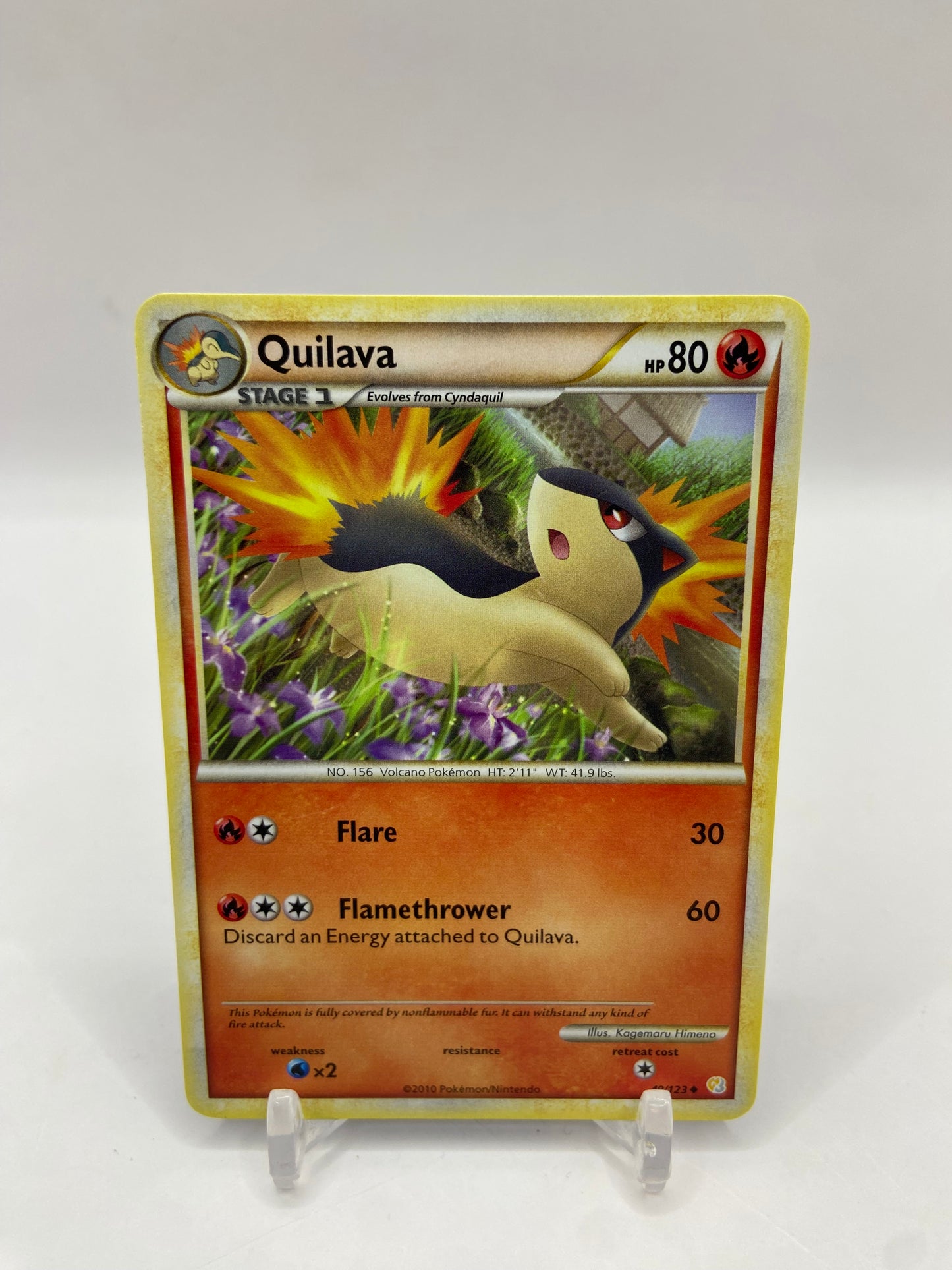 Quilava Heart Gold Soul Silver 49/123