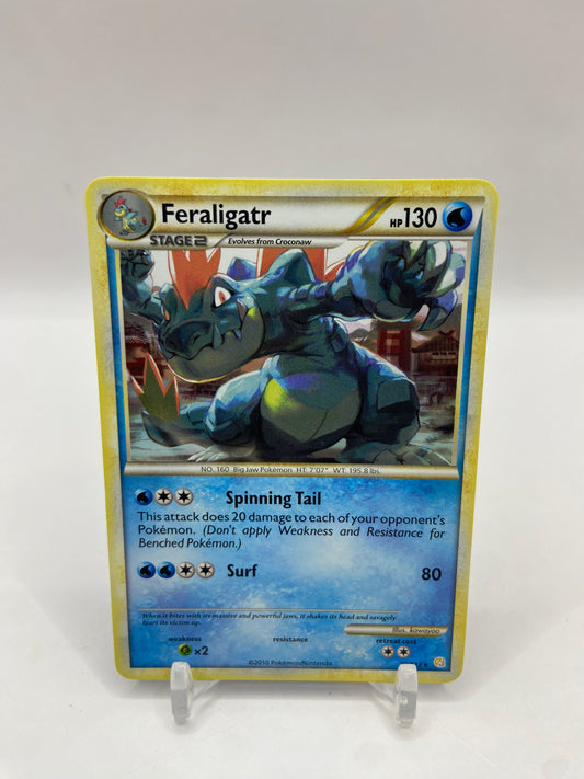 Feraligatr Rare Heart Gold Soul Silver 20/123