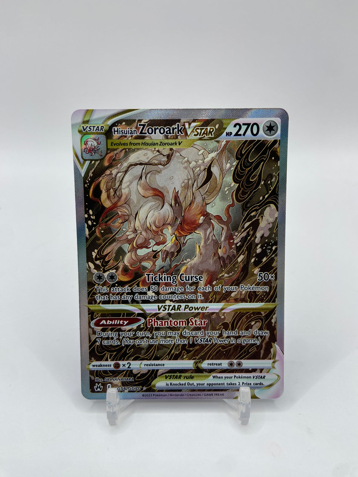 Hisuian Zoroark VSTAR Full Art Crown Zenith GG56/GG70
