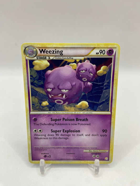 Weezing Rare Heart Gold Soul Silver 34/123