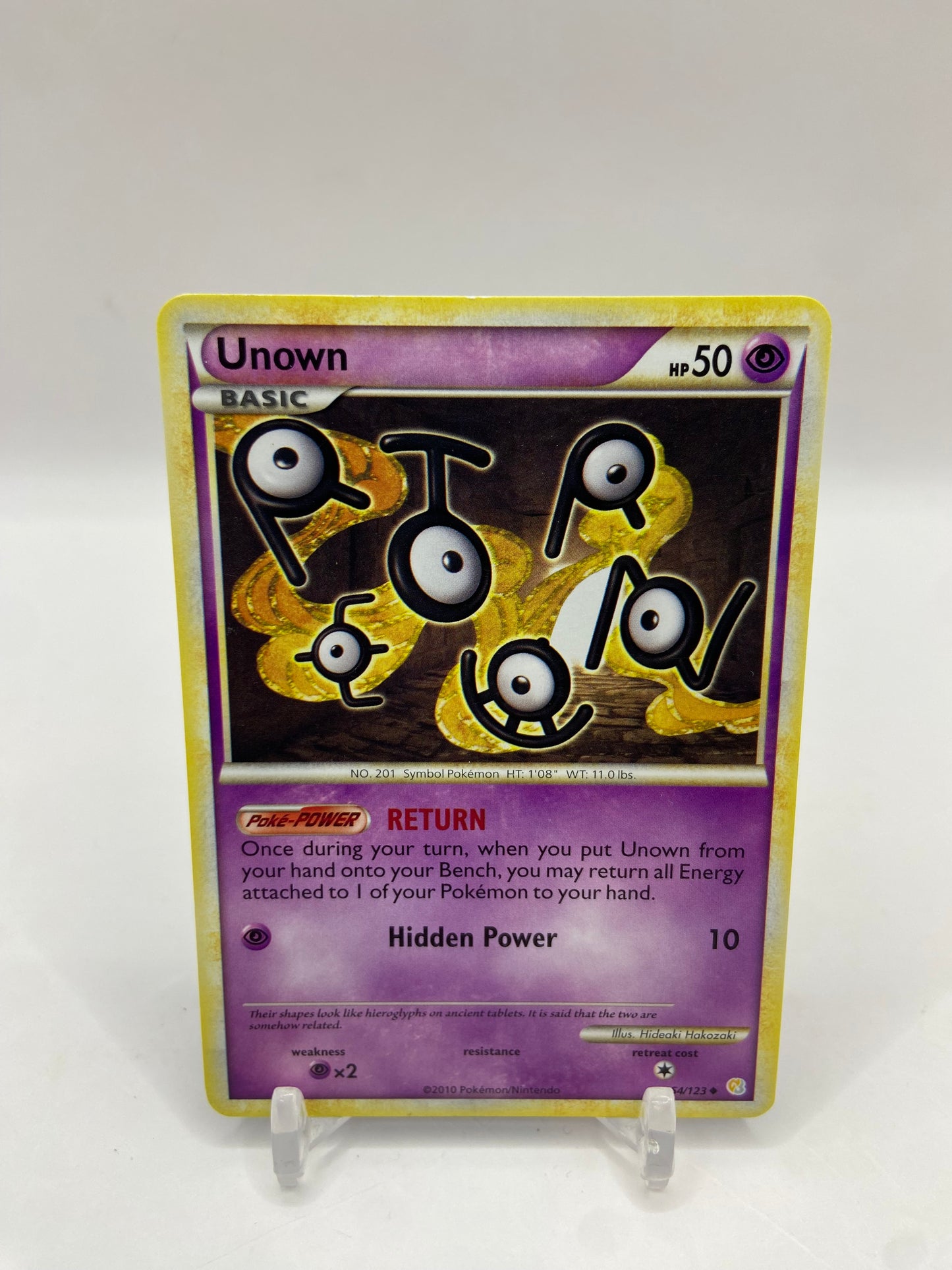 Unown Heart Gold Soul Silver 54/123