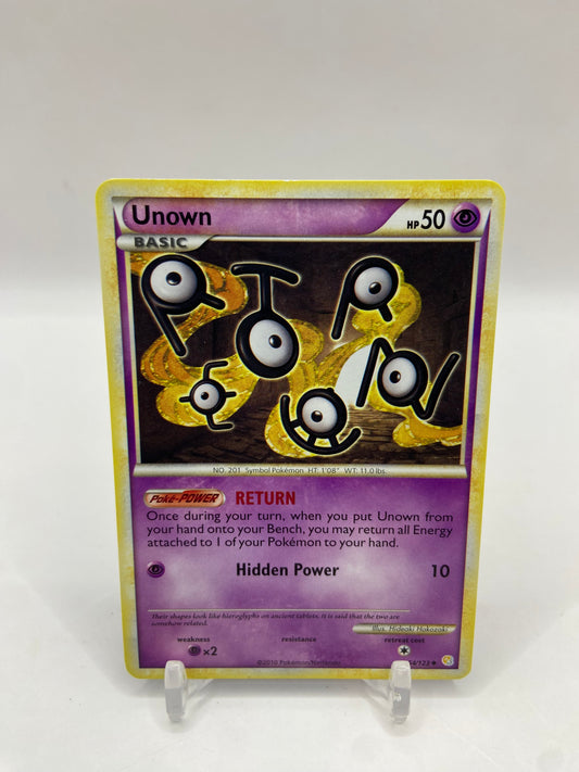 Unown Heart Gold Soul Silver 54/123