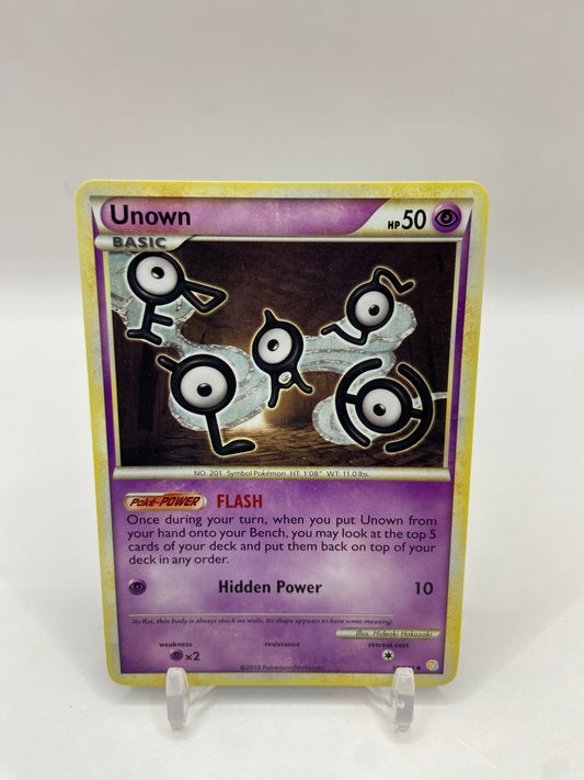 Unown Heart Gold Soul Silver 55/123