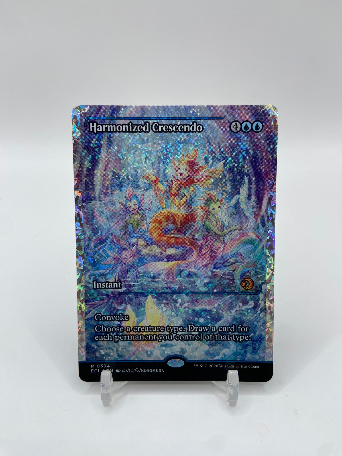 Harmonized Crescendo (0394) (Showcase) (Fracture Foil) Lorwyn Eclipsed M 394