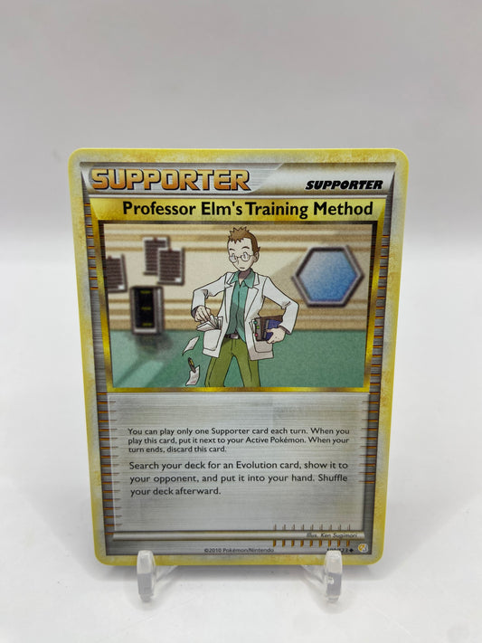 Professor Elm's Training Method Heart Gold Soul Sliver Base Set 100/123