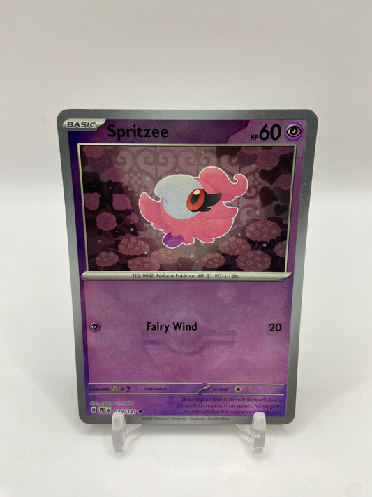 Spritzee Poke Ball Reverse Holo Prismatic Evolutions 038/131
