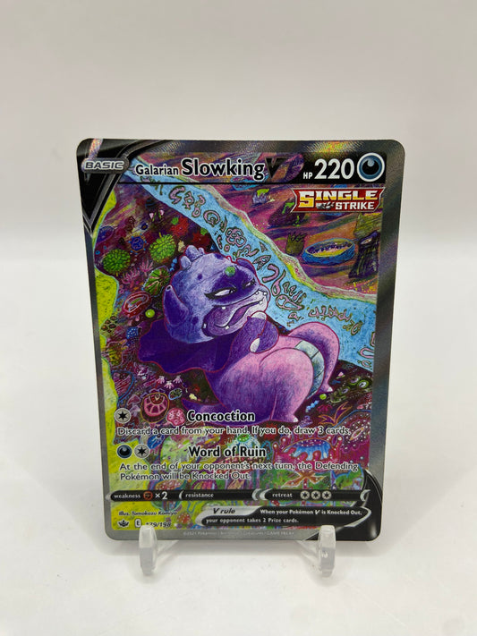 Galarian Slowking V Alt Art Secret Rare Chilling Reign 179/198