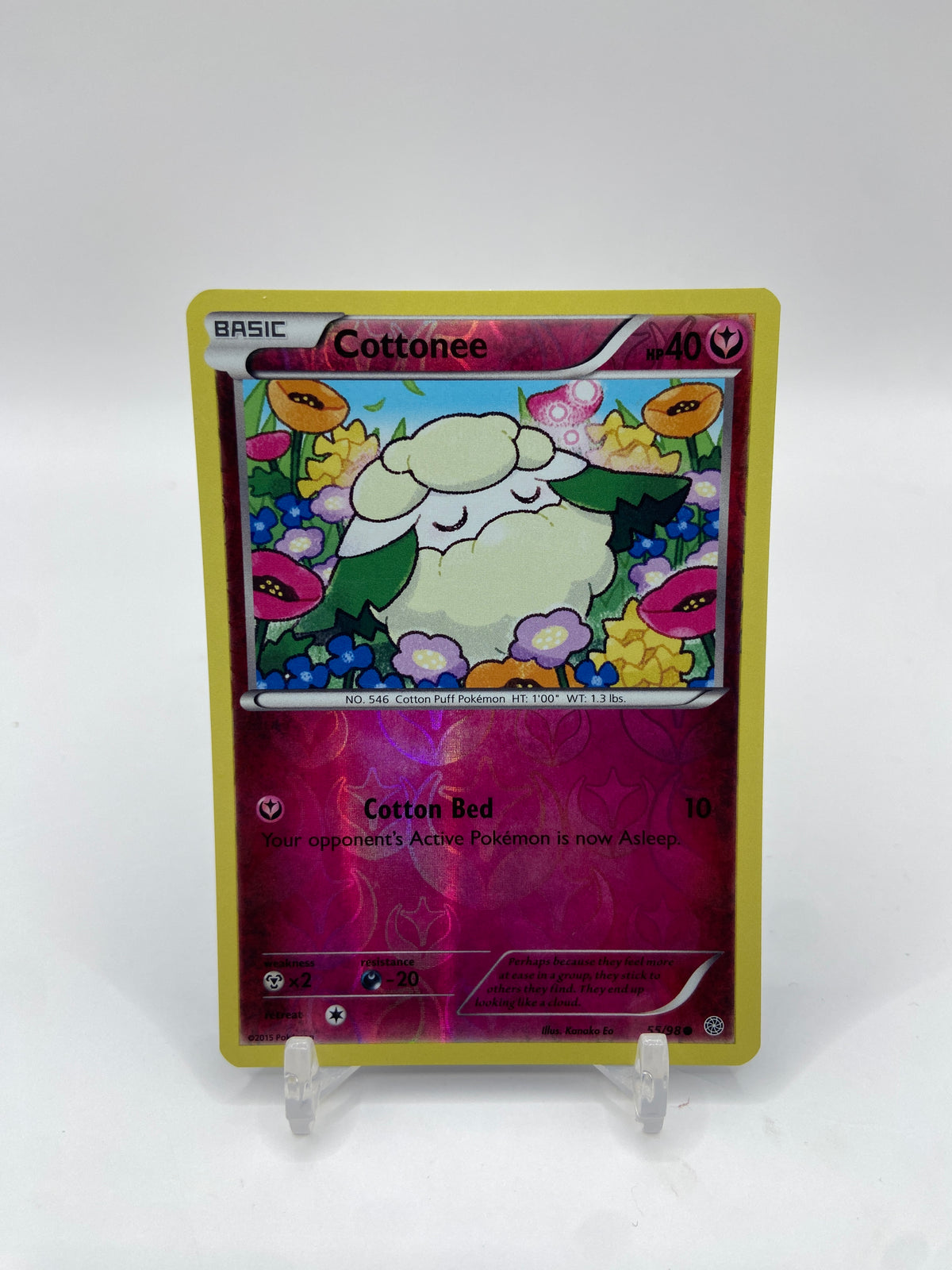 Cottonee Reverse Holo Ancient Origins 55/98