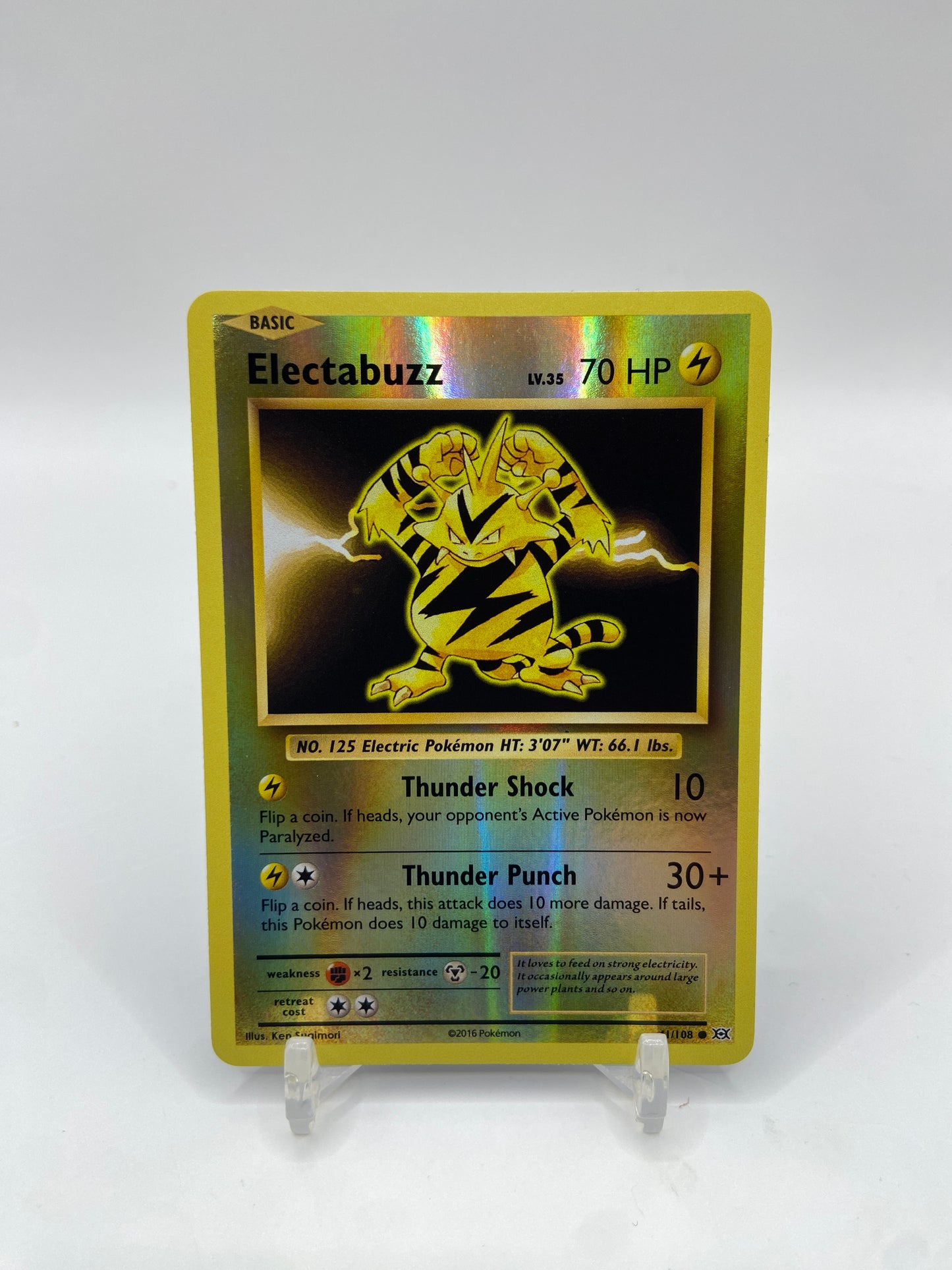Electabuzz Reverse Holo Evolutions 41/108