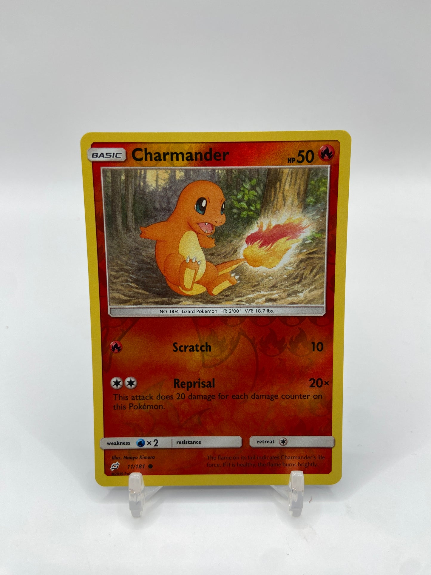 Charmander Reverse Holo Team Up 11/181