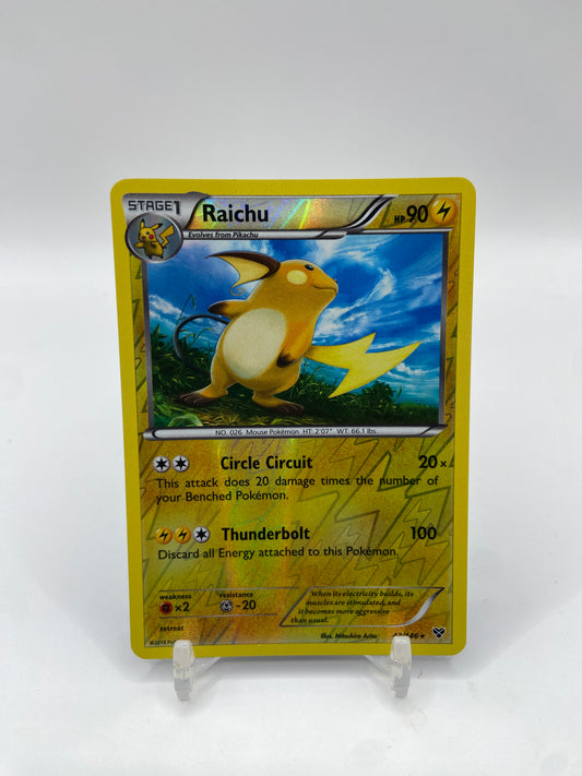 Raichu Reverse Holo Rare XY Base Set 43/146