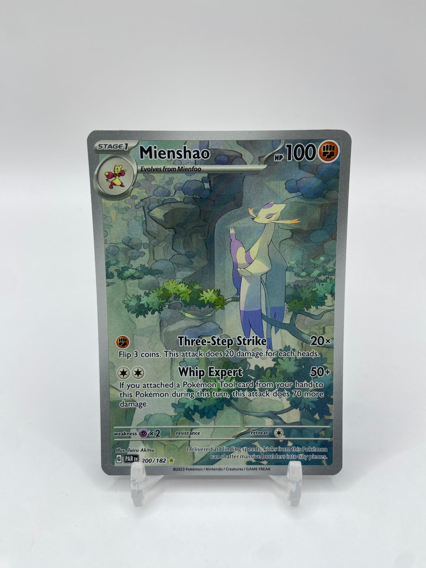 Mienshao Art Rare Full Art Paradox Rift 200/182