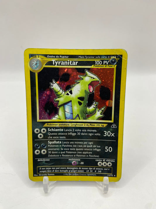 Tyranitar Holo Neo Discovery (Italian) 12/75