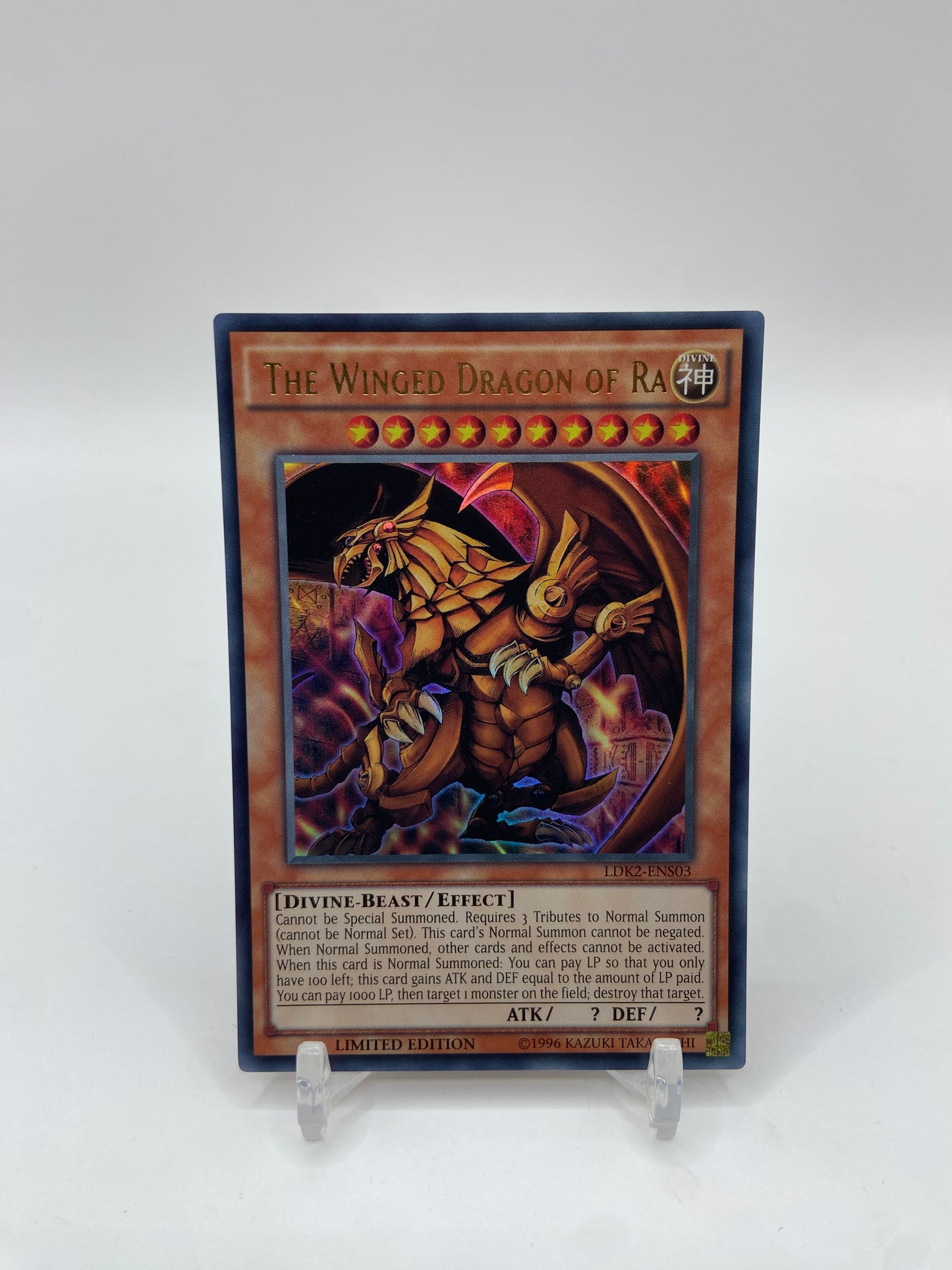The Winged Dragon of Ra Ultra Rare Ultra Rare Legendary Decks Il LDK2-ENS03