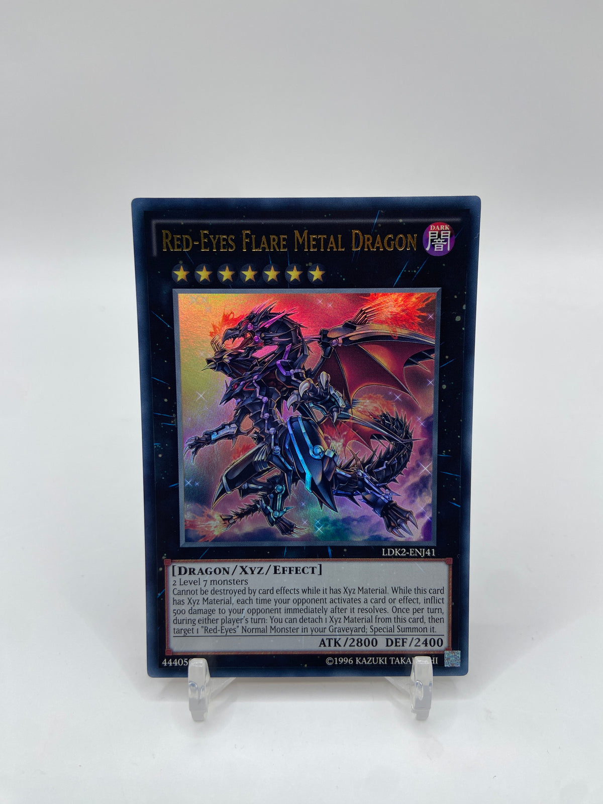 Red-Eyes Flare Metal Dragon Ultra Rare Legendary Decks II LDK2-ENJ41
