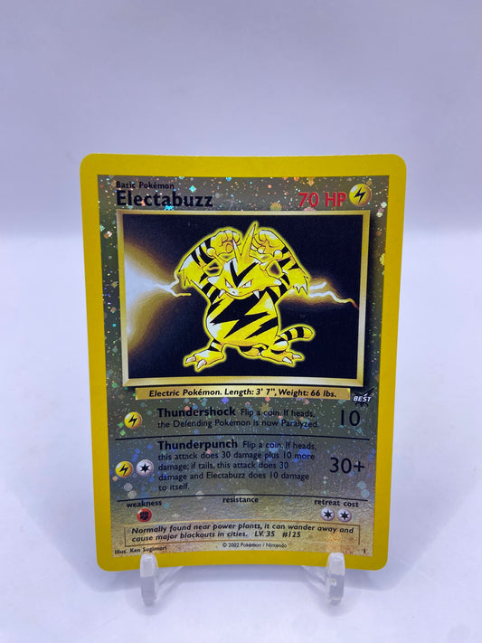 Electabuzz Reverse Holo Best Of Promo 1
